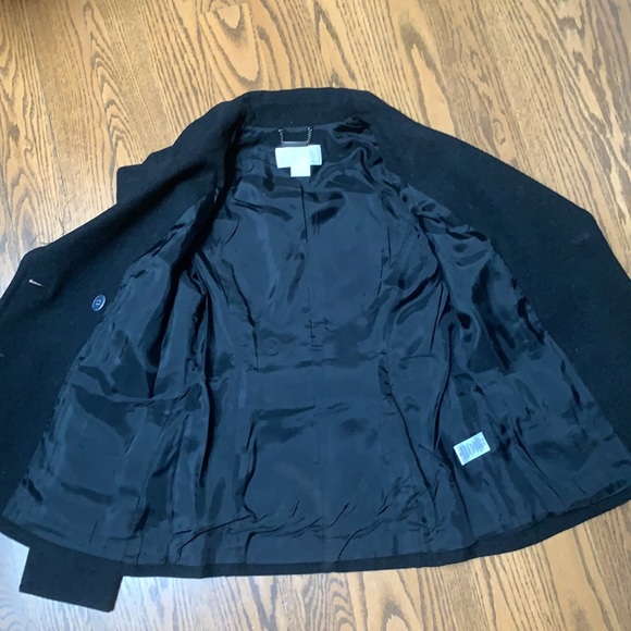 MICHAEL Michael Kors Charcoal Pea Coat - Picture 8 of 15